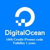digitalocean 100$ promo code 1 year validity